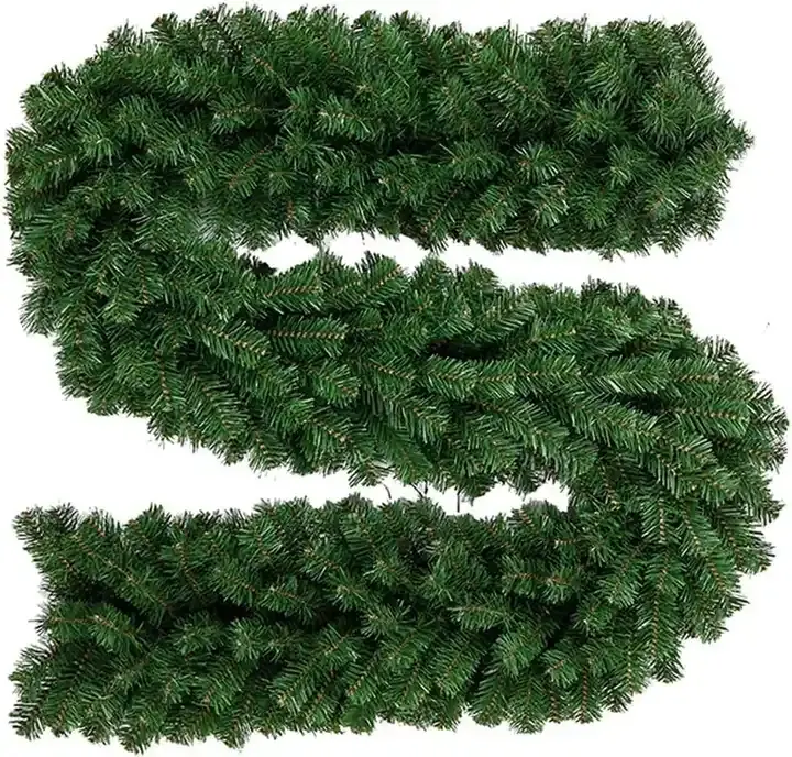 Wholesale Outdoor Holiday Decorations Greenery Tree Branch Christmas Pine Garland with 280 Tips