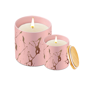 Bougeoir de luxe en ciment, porte-bougie, Design créatif moderne, expédition directe - Product Image 6