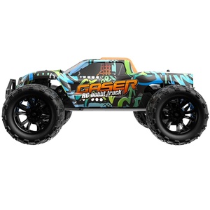Voiture de course télécommandée 4x4 robuste à l'échelle 1:14, 2,4 GHz, 50-60 km/h, avec moteur brushless, véhicule tout-terrain - Product Image 2