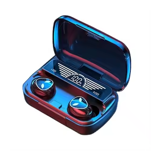 M20 Low-Latency Headsets Touch Control TWS Earphones with Digital Display Screen Mini Long Standby for Gaming