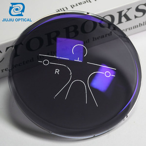 1.59 tiến bộ màu xanh chặn ống kính PC màu xanh cắt <span class=keywords><strong>HMC</strong></span> uv420 multifocal lentes kính mắt ống kính quang học nhà sản xuất ống kính - Product Image 6