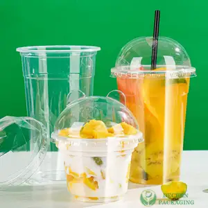 Pla Boba Cups Pet Disposable Cup Bubble Tea Pla Boba Cups Pet Disposable Cup Bubble Tea