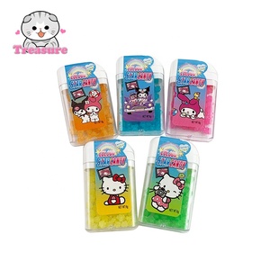 Comprimés de bonbons durs aux <span class=keywords><strong>saveurs</strong></span> fruitées assorties dans un pot refermable, bonbons en vrac colorés en gros - Product Image 2