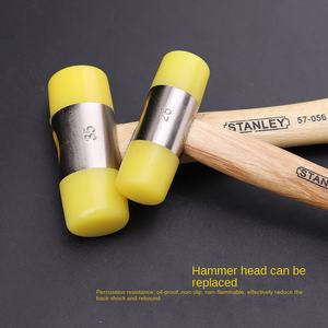 <span class=keywords><strong>Martillo</strong></span> <span class=keywords><strong>de</strong></span> Montaje <span class=keywords><strong>Stanley</strong></span> con Mango <span class=keywords><strong>de</strong></span> Madera, Cabezas <span class=keywords><strong>de</strong></span> <span class=keywords><strong>Martillo</strong></span> Pequeñas <span class=keywords><strong>de</strong></span> <span class=keywords><strong>Goma</strong></span> y Cuero, Cabezas <span class=keywords><strong>de</strong></span> <span class=keywords><strong>Martillo</strong></span> Reemplazables 22-60 - Product Image 3