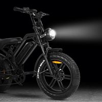 Bicicleta Eléctrica Híbrida de Fábrica OEM, Bicicleta Eléctrica Económica de 1500w 8000W, Bicicleta de Montaña con Llantas Gruesas, Importada de China, 48V V20 15 Ah