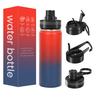Großhandel Tragbare Thermosflaschen für Outdoor-Sport, Edelstahl-Wasserflasche mit Individuellem Logo - Product Image 2