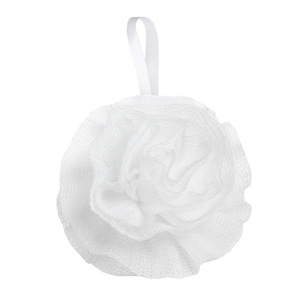 Nylon Bath Sponge Flower Shape 16cm Diameter Soft Foam For Body Cleansing - Product Image 2