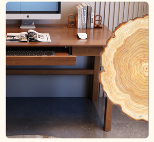 Mesa de estudio para estudiantes en casa, estantería, estantería, mesa de ordenador integrada, juego de mesa y silla moderno y sencillo - Product Image 6