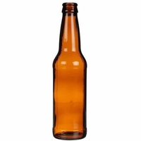 Vente en gros bouteilles en verre vides bon marché 330ml 33cl 12oz pour jus et sodas en verre transparent