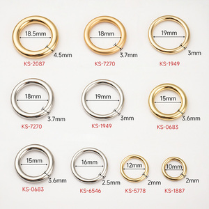 Accessori intimo etichetta in metallo connettore Bikini reggiseno personalizzato 8 cursori fibbia O anelli G fibbia costumi da bagno Hardware per costume da bagno - Product Image 3