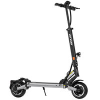 LCD ekran 350W fırçasız e-scooter yol katlanabilir yetişkinler elektrikli Scooter lityum taşınabilir çift süspansiyon App/ses kontrolü