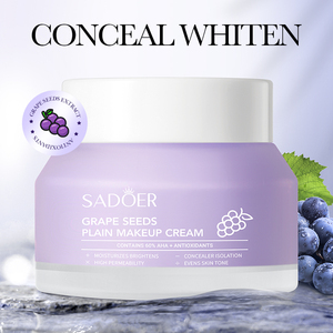 SADOER Crème Pigmentée Translucide Correctrice aux Pépins de Raisin 50g Éclaircissante Adoucissante Hydratante Unifiante Raffermissante Maquillage - Product Image 2
