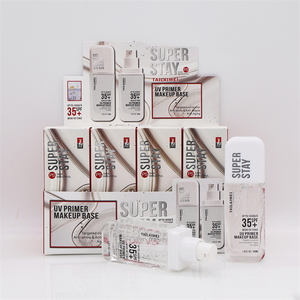 Prebase <span class=keywords><strong>de</strong></span> <span class=keywords><strong>Maquillaje</strong></span> F335 Spf 35 <span class=keywords><strong>Super</strong></span> <span class=keywords><strong>Stay</strong></span> 5 en 1 con Ácido Hialurónico, Textura <span class=keywords><strong>de</strong></span> Gel Refrescante, No Pegajosa, Transparente, <span class=keywords><strong>Base</strong></span> <span class=keywords><strong>de</strong></span> <span class=keywords><strong>Maquillaje</strong></span> con Protección UV - Product Image 4