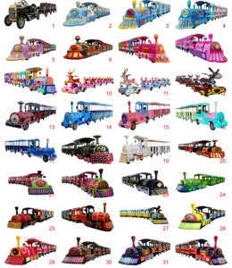 Trung Quốc Nhà Máy Nhà Cung Cấp Ngoài Trời Giá Rẻ Giá Trẻ Em Vui Chơi Giải Trí Công Viên Trò Chơi Máy Hạnh Phúc Điện Mini Trackless <span class=keywords><strong>Train</strong></span> - Product Image 4