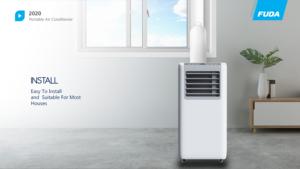 Aire Acondicionado Portátil de 7000 BTU/9000 BTU con Wifi, Aire Acondicionado Inteligente Móvil, Ventilador de Aire Acondicionado Portátil Fdp26-2020r5 - Product Image 5