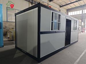 Casa contenedor plegable impermeable de diseño móvil de 20 pies para oficina y sala de estar - Product Image 6