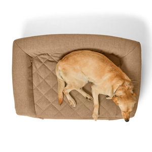 Cama para perros personalizada de forma cuadrada, rellena de fibra de poliéster, lavable a mano, para perros pequeños y medianos. - Product Image 3