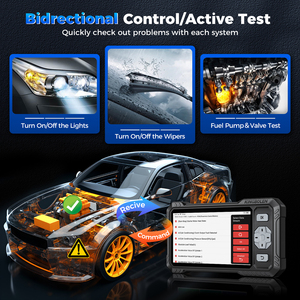 Kingbolen S608 Vier-systeem auto-diagnosetool met 9 resetfuncties PK CRP123X - Product Image 3
