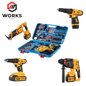 WORKS tools set power Home/garden/maintenance handy all in one cordless power tools set