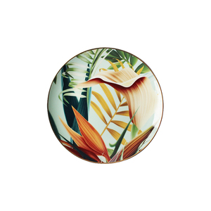Vajilla de Estilo Nórdico Colorida para Bodas, Platos Mexicanos, Juego de Cena, Platos de Porcelana Etíope con Borde Dorado - Product Image 3