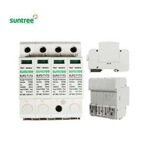 4 Cực 20KA Class B + C Ac Spd Điện Surge Thiết Bị Bảo Vệ Loại 1 2 Giá - Product Image 1