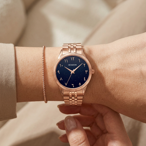 Montre à quartz personnalisée avec logo privé, cadran arabe, montre de luxe pour femmes, étanche, personnalisation d'éléments arabes - Product Image 3