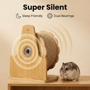 Roue d'exercice transfrontalière pour petits animaux, ultra-silencieuse, respectueuse des pattes, rotation fluide, vente en gros - Product Image 4