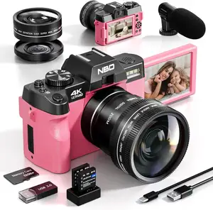 एनबीडी कैमरा 3-इंच स्क्रीन 48MP हाई रेजोल्यूशन ऑटोफोकस लेंस इंटरवल फोटोग्राफी डिजिटल कैमरा टाइम लैप्स के लिए