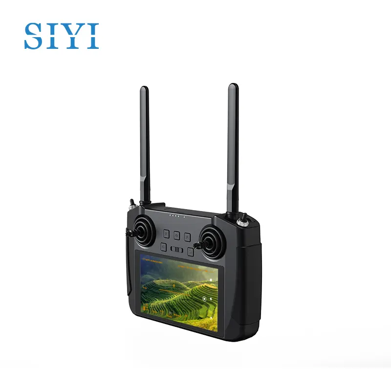 Ip65 Fpv 짐벌 및 카메라 SIYI Mk15 Fpv 8 코어 CPU 용 농업 미니 HD 스마트 컨트롤러