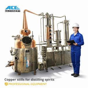 Ace 500L Whisky Distillation Line With 1200L Wort Brewing Equipment and 1200L Bright Tank Spirit System - Product Image 3