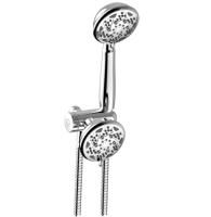 Rainshower Douche à vapeur à une poignée Sauna Combo avec finition chromée Robinets électriques Jet de massage Pulvérisateurs de pause