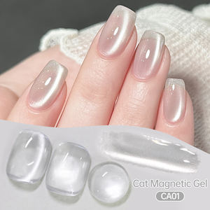 UR SUGAR 15ml Nueva Llegada 48 Colores Esmalte de Uñas en Gel Ojo de Gato con Cuentas de Cristal OEM Brillo Gel Ojo de Gato para Arte de Uñas - Product Image 3