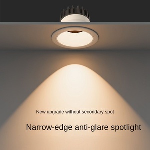 Hot Sale 7W/9W/12W LED Cob Downlight SMD Chip Deep Recessed 10w Anti-Glare IP54 Fitting Adjustable Round 75mm Dia for Hotels - Product Image 5