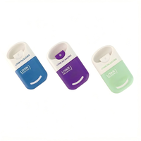 Flacon pulvérisateur de 20 ml avec logo personnalisé, anneau de traction, porte-clés, atomiseur de parfum rechargeable vide, format voyage, pour alcool, soin des mains et du visage
