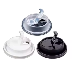 Couvercle en plastique jetable anti-fuite de 90 mm pour tasses à café, en PP, multifonctionnel, pour bouteilles à injection séparée, emballage industriel, directement de l'usine - Product Image 1