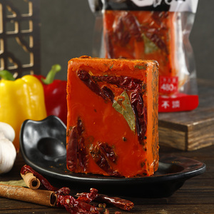 น้ำซุปหม้อไฟเสฉวนแบบขายส่ง เครื่องปรุงรสหม้อไฟ น้ำมันเนยหม้อไฟทำมือ 480 กรัม - Product Image 4