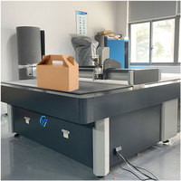Máquina cortadora de cuchillas CNC, máquina cortadora de muestras de caja de cartón, plotter cortador de superficie plana digital