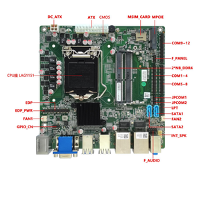Liên thông minh qm3200 Bo mạch chủ hỗ trợ 6th/7th/8th/9th Gen Bộ vi xử lý độc lập và h310c Chipset 12 * COM 2 * RJ45 LAN - Product Image 1