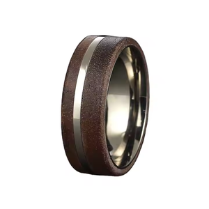 Gentdes Jewelry 8MM Anillos <span class=keywords><strong>de</strong></span> titanio <span class=keywords><strong>Anillo</strong></span> <span class=keywords><strong>de</strong></span> <span class=keywords><strong>madera</strong></span> <span class=keywords><strong>de</strong></span> nogal Alianzas <span class=keywords><strong>de</strong></span> boda <span class=keywords><strong>de</strong></span> <span class=keywords><strong>madera</strong></span> Joyería <span class=keywords><strong>de</strong></span> <span class=keywords><strong>madera</strong></span> para hombres Anillos <span class=keywords><strong>de</strong></span> titanio <span class=keywords><strong>de</strong></span> plata - Product Image 1