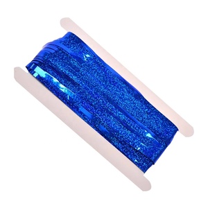 Decorazione per sfondo di festa Tinsel metallizzato Laser oro rosa opaco <span class=keywords><strong>arcobaleno</strong></span> verde lamina rosa frangia tenda pioggia - Product Image 5