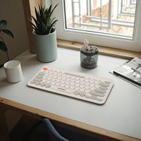 Keyboard Eksternal Nirkabel Mini 78-Tombol Model Gunting Plastik untuk Laptop/Desktop/Kantor/Desainer Grosir OEM Baru