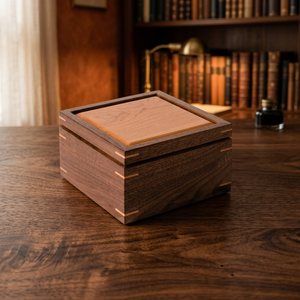Rectangle Shape Stainless Steel Adult Cremation Urn Burial Ashes Display Customized Handmade Eco-Friendly Funeral Supplies - Product Image 1