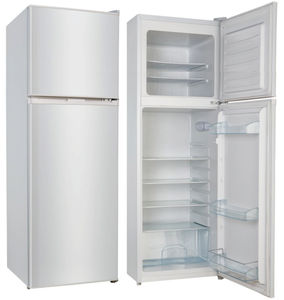 Energy Saving Double Door Factory 260L 12V 24V Solar <b>Fridge</b> Freezer Refrigerator Dc Solar <b>Fridge</b> Freezer - Product Image 4