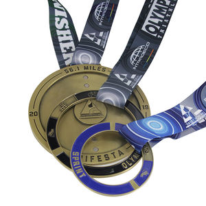 Médaillon en alliage de zinc, finisseur métallique, prix de course <span class=keywords><strong>et</strong></span> souvenir, fabricant de médaille - Product Image 1