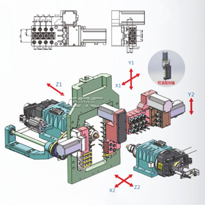 Đáng tin cậy CNC độ chính xác cao 6 trục Swiss loại Máy đi bộ - Product Image 2