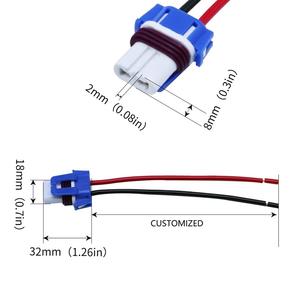 9005 9006 автомобильный кабель в сборе 2-контактный керамический разъем высокопроизводительный жгут проводов для противотуманных фар и фар - Product Image 6