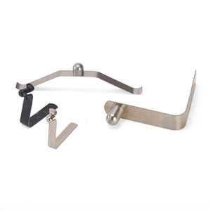 เหล็กสปริงเคลือบผงขึ้นรูปด้วยกรรมวิธีปั๊มขึ้นรูปโลหะ<span class=keywords><strong>แผ่น</strong></span>แบบกำหนดเองได้อย่างแม่นยำ สำหรับคลิปล็อคเสาเต็นท์ - Product Image 5