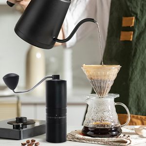 Molinillo de Café Manual Portátil de 60 Niveles de Ajuste Externo, de Acero Inoxidable y Aleación de Aluminio, con Muela Cónica, para Coche y Espresso - Product Image 5