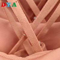 Élastique en nylon mat brillant de haute qualité, personnalisé et coloré, pour soutien-gorge, sport, fitness, bretelles de sous-vêtements