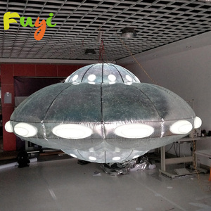 Ovni Inflable Publicitario Giratorio para Discotecas, Iluminación Inflable para Escenarios, <span class=keywords><strong>Platillo</strong></span> Volador Inflable para Eventos - Product Image 2